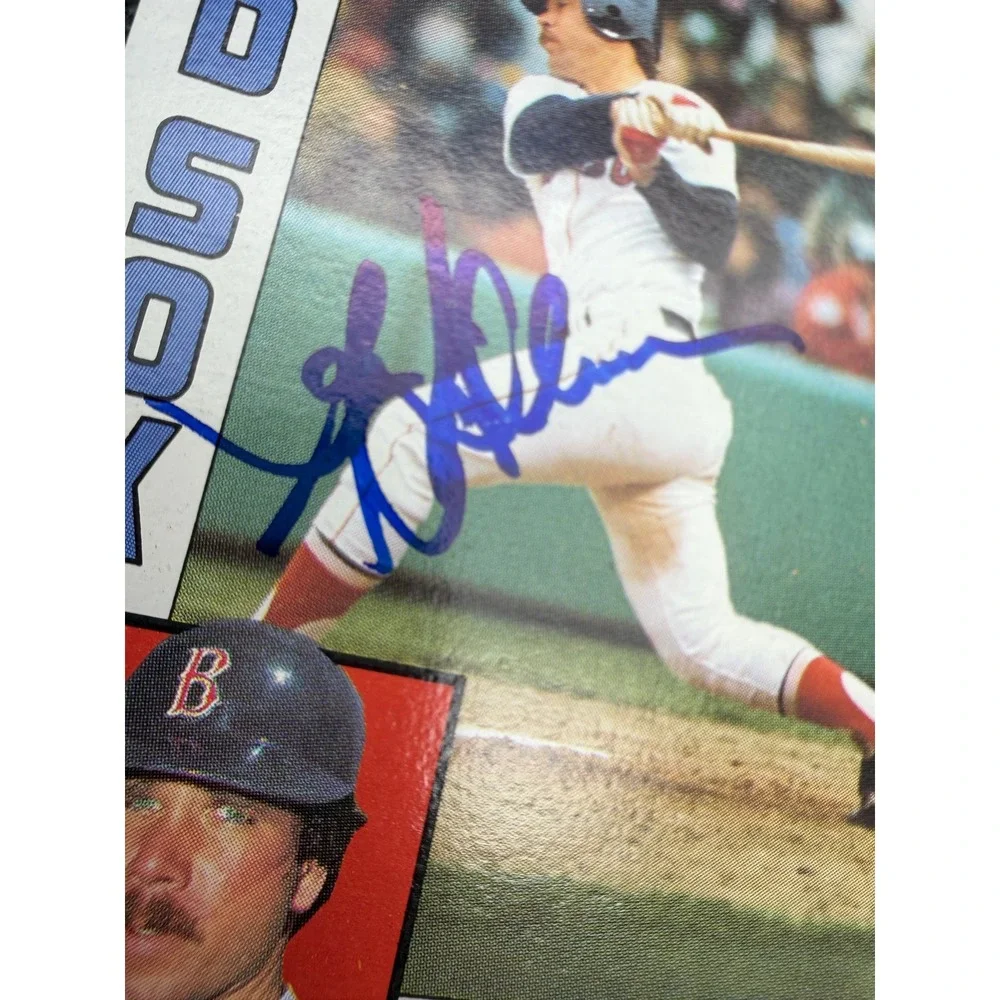 1984 Topps Gary Allenson 56 Boston Red Sox Hand Signed Autograph Baseball Card - Picture 2 of 6